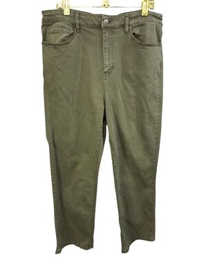 Well Worn Olive Green Casual Pants